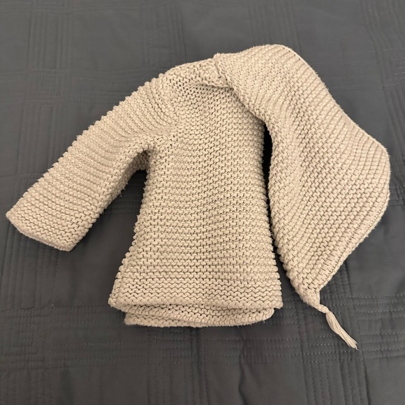 3-month baby Nordstrom Organic Cotton Hooded Cardigan - Picture 8 of 8